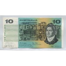 AUSTRALIA 1979 Pick 45c BILLETE SIN CIRCULAR DE 10 DOLARES RARO VALOR DE CATALOGO U$ 200